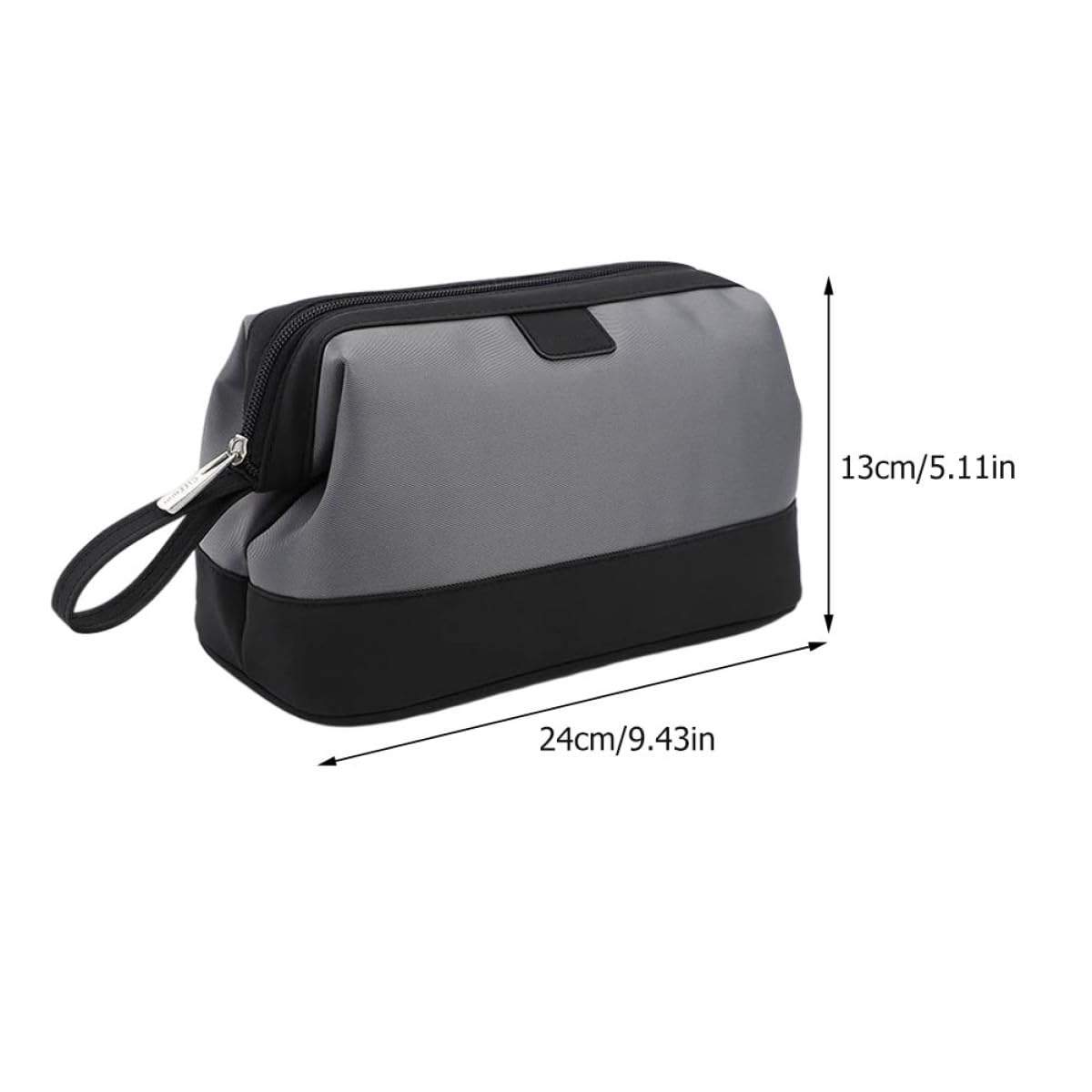 FRCOLOR Borsa da Toilette da Uomo in Nylon Design Multi-scomparto Resistente per Viaggio e Utilizzo Quotidiano