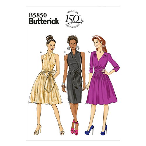 BUTTERICK PATTERNS B5850 Misses' Dress Sewing Template, Size B5