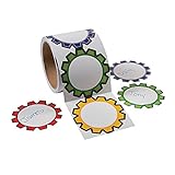 Fun Express Gear Name Tag Label Stickers