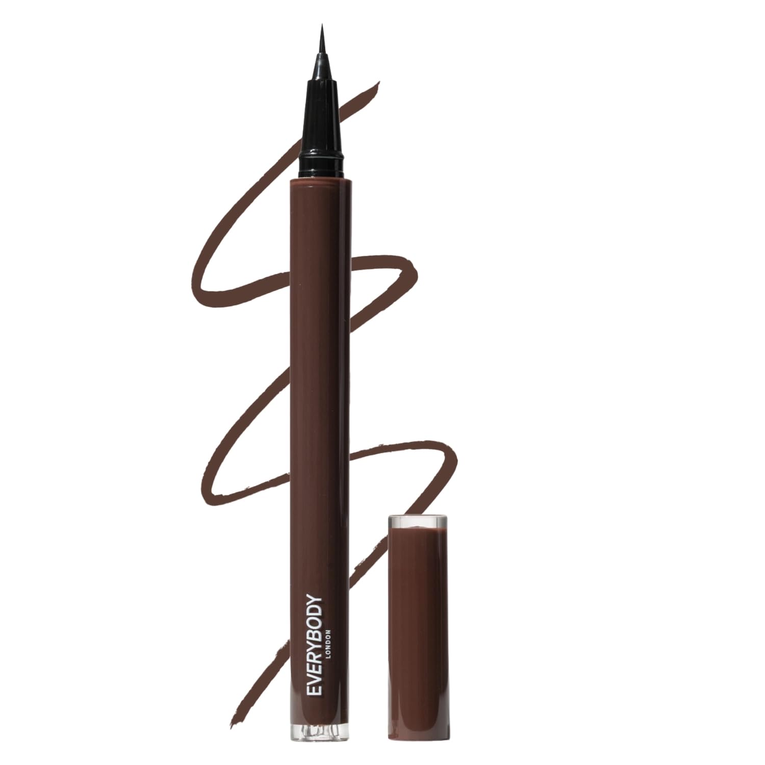 EVERYBODY LONDON Precyzyjny Eyeliner w Pisaku, Matowy, Długotrwały (Brown)