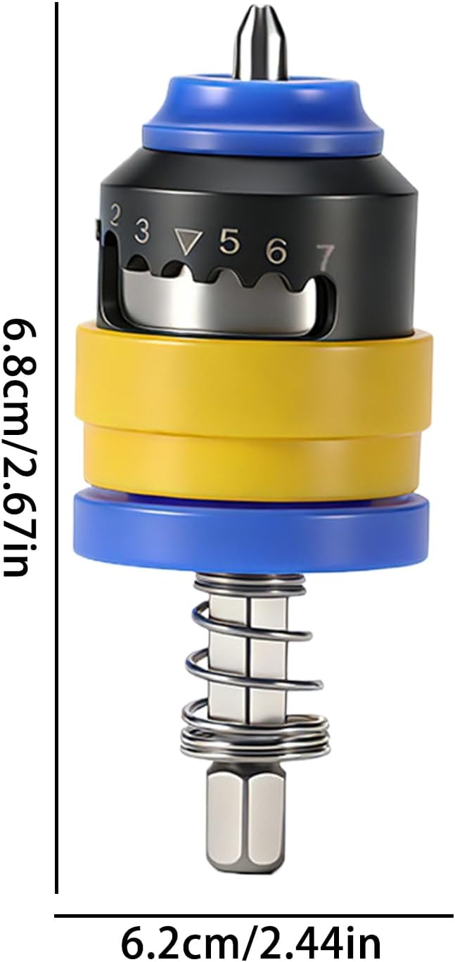 Drywall Screw Bit for Drill | Adjustable Depth Screw Supplies | Positioning Screwdriver Bits,for Homeowners Professionals Installers Handymen Renovators Woodworking Panels Plywood Workshop