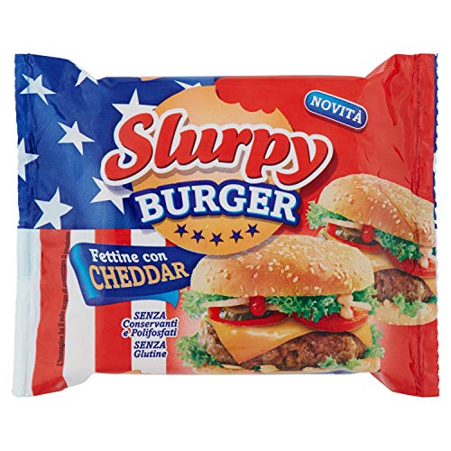 Slurpy Burger Fettine con Cheddar, 175g
