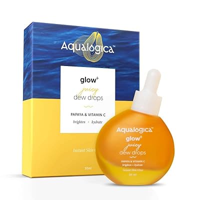 Aqualogica Juicy Dew Drops Papaya Vitamin C Face South Korea