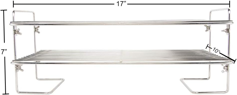 Stanbroil 17 Inch Universal Stainless Steel Smoke Shelf/Warming Cooking Rack Replacement for Traeger and Other Wood Pellet Grills/Gas Grills : Patio, Lawn & Garden