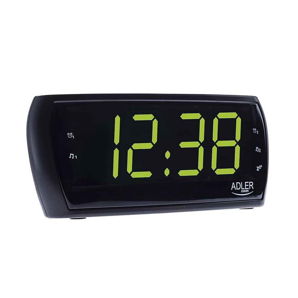 Radiowecker Uhrenradio Uhr Wecker AM/FM Radio Helligkeitsregler mit extra großem Display