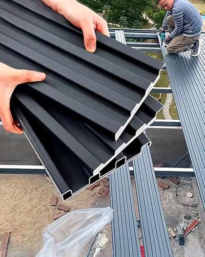 Hojas de techo corrugadas, paneles de repuesto impermeables para cenador al aire libre, techo de gallinero y cubiertas de toldos
