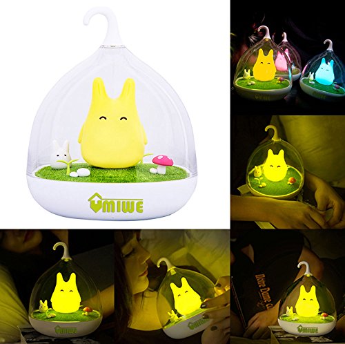 niceEshop(TM)Kids Lamp Touch Sensor USB Charging LED Night Lights Baby Nusery Night Lamp(Yellow)