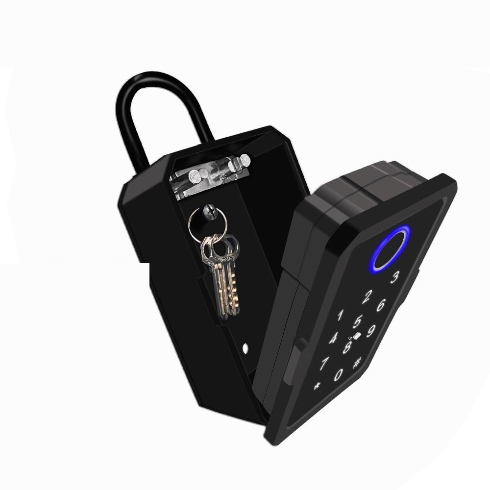 Sejf, Tuya Smart Key Box Bezpieczne przechowywanie odcisków palców Klucz szyfrowy cyfrowej skrzynki zabezpieczającej