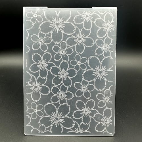 3D Plastic Embossing Folder Template Flowers Small Flowers Texture A6 Size for Card Making DIY Scrapbooking Paper Crafting Handmade Crafts Scrapbooking Arts Supplies Scrapbook Decor