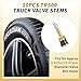 10Pcs TR500 Truck Valve Stems, Straight Brass Clamp in Tubeless Truck Tire Valve Stems for Approx 0.625inch/15.87mm Diameter Valve Rim Holes