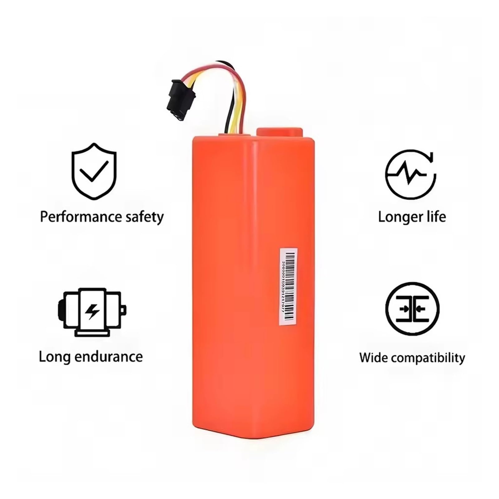 Amazon | 14.4V 5200mAh 交換用バッテリー、Roborock S6 S7 MaxV Q5 Q7