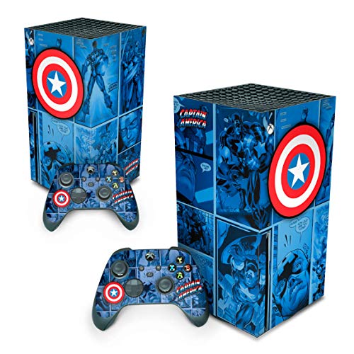 Skin Adesivo para Xbox Series X - Capitão América Comics