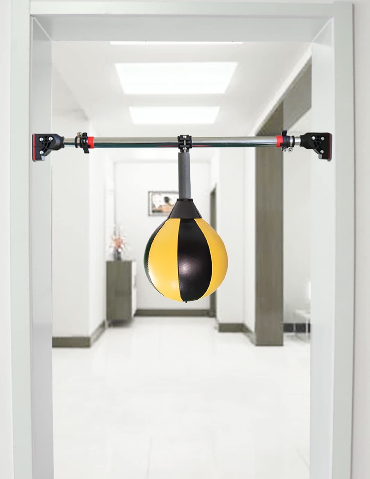 Punching Ball Mural Relaxdays - Poire De Boxe Suspendue 1,4 Kg - Réglable
