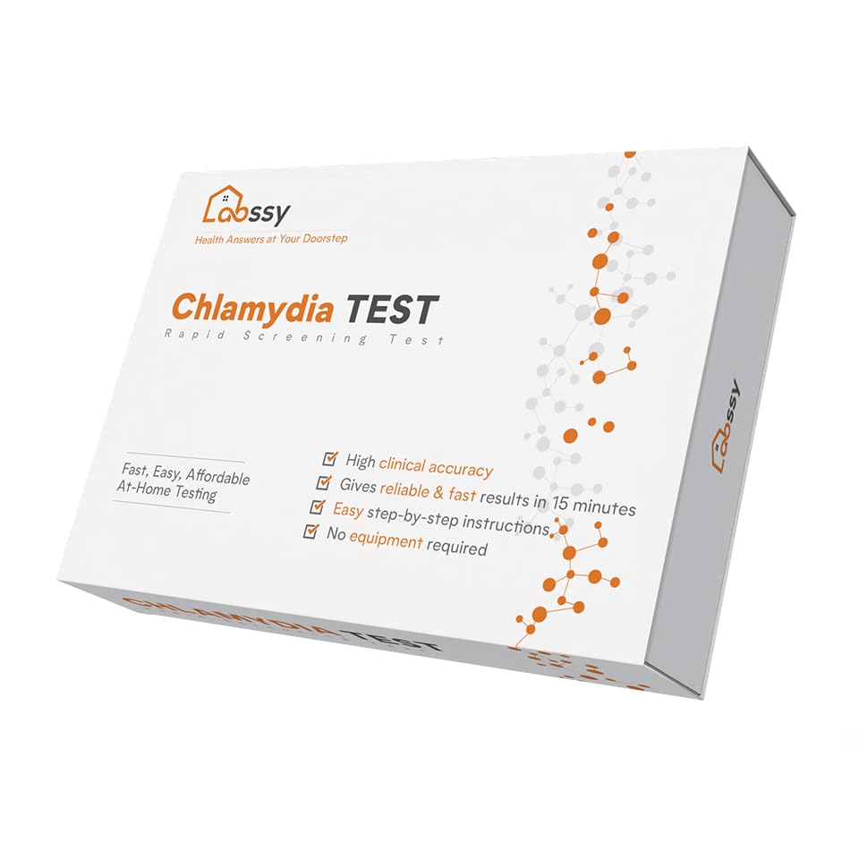 Labssy Chlamydien Schnelltest für Zuhause Diskreter Selbsttest mit Ergebnis in 15 Min CE-zertifiziert 98 7% genau Anonymer Heimtest