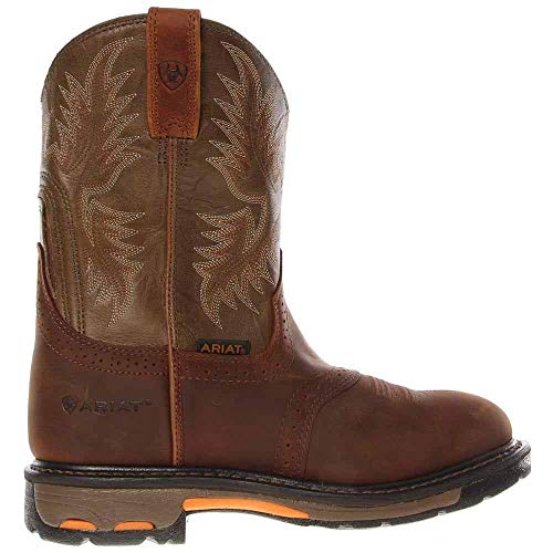 Bottes de Travail ARIAT Homme Bout Carré Cuir Robuste Workhog