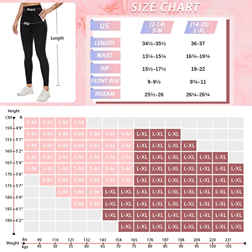 Morefeel Leggings With Pockets For Women, High Waisted Tummy Control Workout Black Hip Lift Yoga Pants Activewear #TOP5