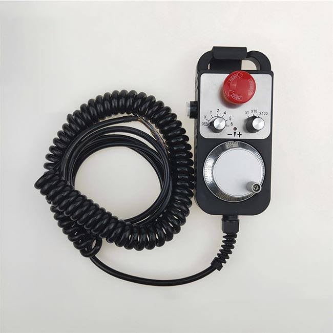 CNC Pulse Generator 24V PLC Electronic Handwheel with Emergency Stop