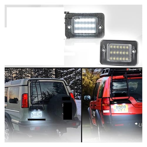 Luces LED de matrícula Canbus para Land Rover Discovery 1 y 2 7