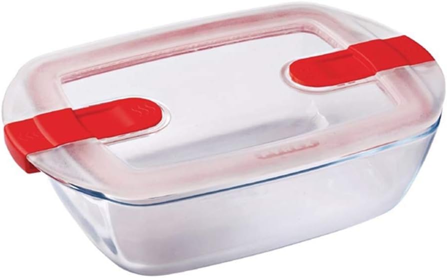 Plat Pyrex Blanc ( type Pyroflam ) - Bouchon en Verre