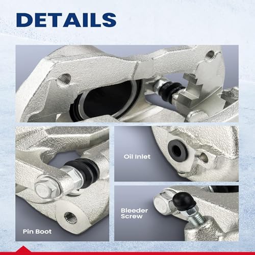 Image of KAX Disc Brake Caliper Assembly Fit for Chevrolet /GMC /Cadillac -Silverado 1500, Silverado 1500 Classic, Sierra 1500, DTS, Sierra 1500 Classic, DeVille, Rear Driver and Passenger Side