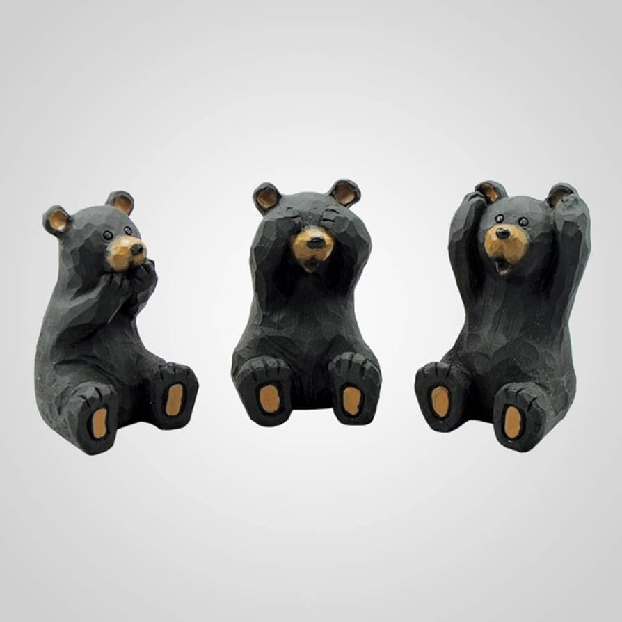 Amazon.com: Lipco 17411 Speak, See, Hear No Evil Bears Figurine