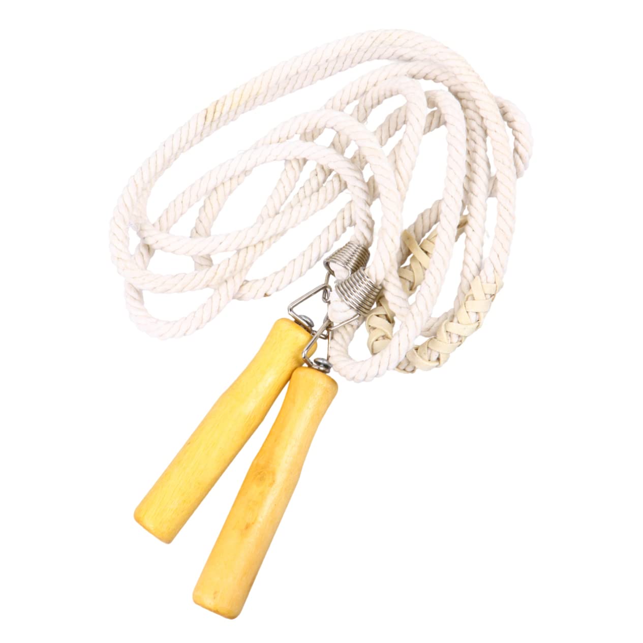 SUPVOX Durable Jump Rope with Wooden Handles Meters Skipping Rope for Adults for Fitness Training and School Activities