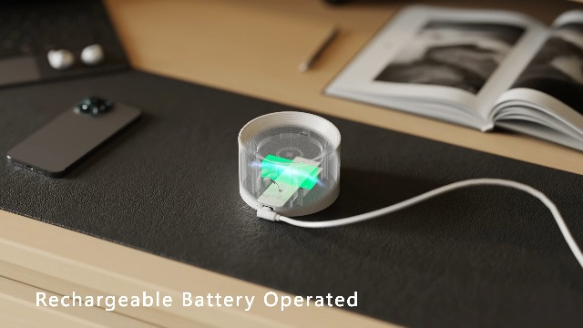 Image of Koopala 2PACK LED Wall Lamps with Rechargeable Battery Operated, Wall Mounted Lights with 3 Brightness 3 Color Temp Removable Charging 360Rotate Magnetic, Cordless Wall Sconces for Reading Bedside