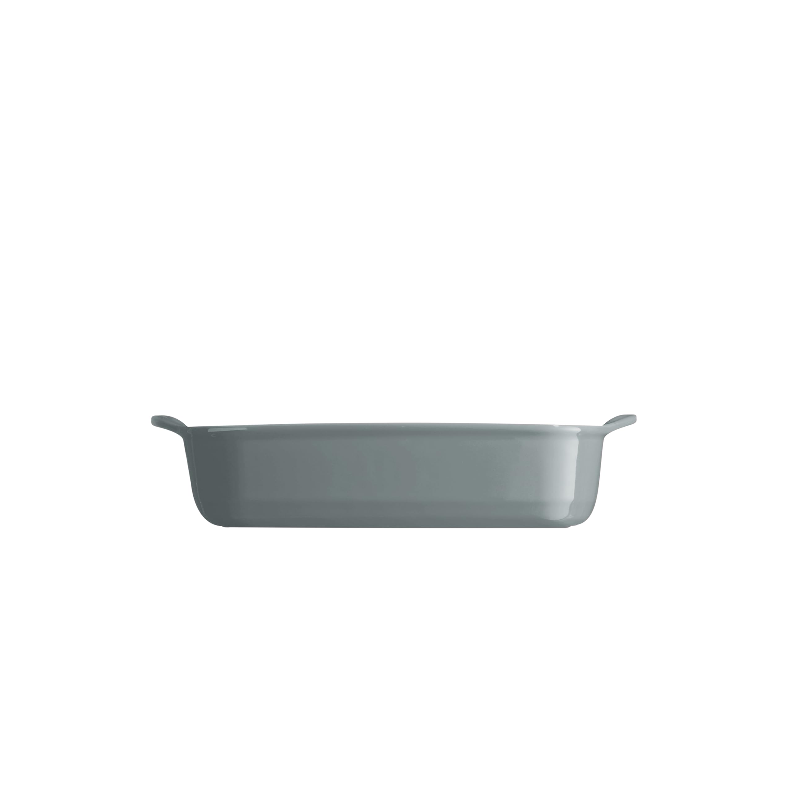 Emile Henry Petit Plat Rectangulaire Ultime – 2|4 personnes – Céramique Haute Résistance – Cuisson Homogène et Service du Four à la Table – Coloris Perle – Fabriqué en France