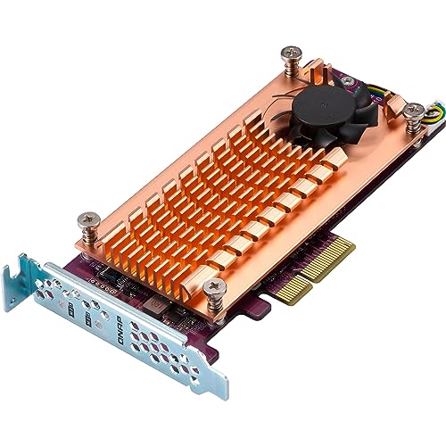 Carte d'extension QNAP QM2-2P-244A avec double emplacement SSD M.2 de haute fiabilité