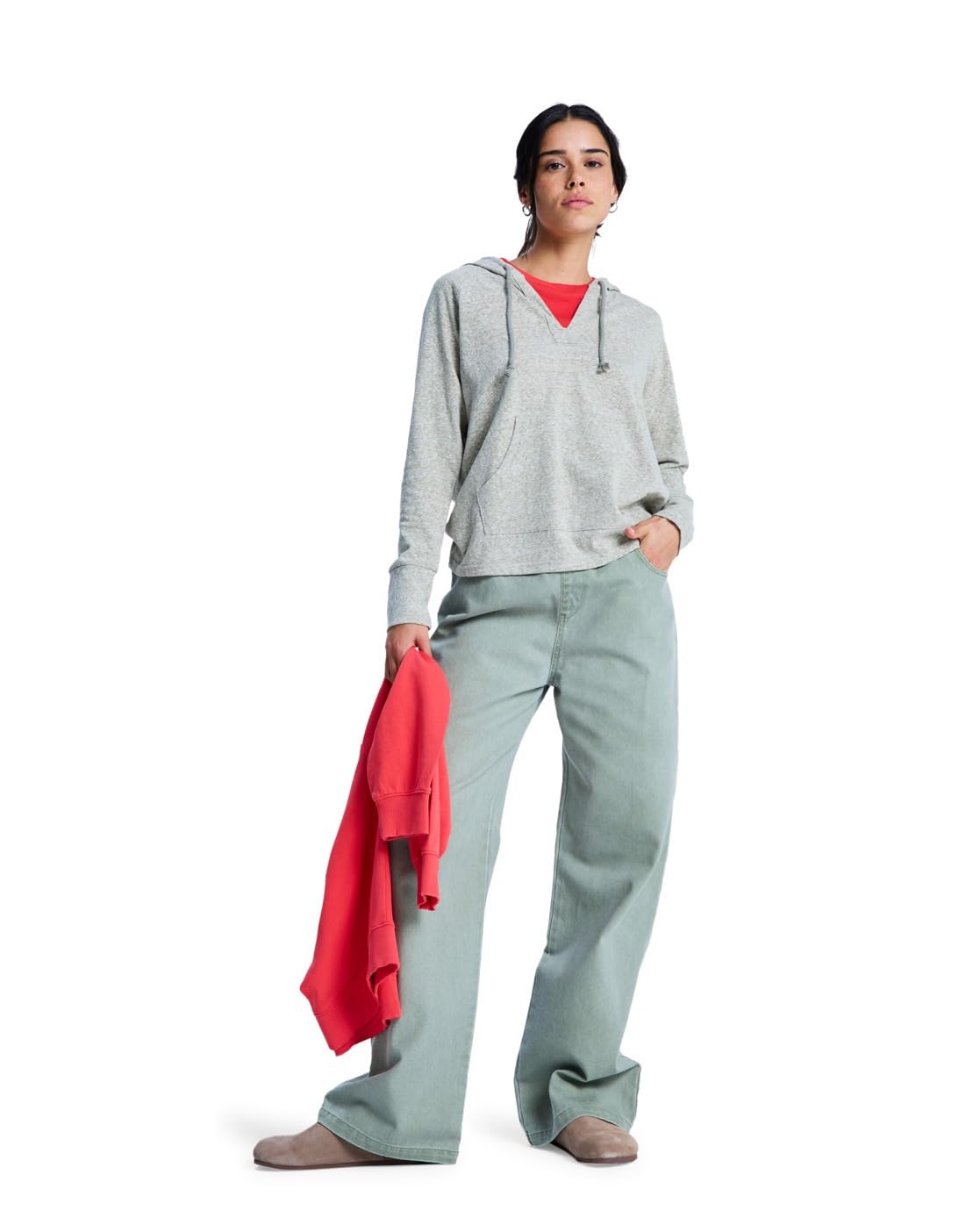 Roxy Destinazione Surf Felpa con Cappuccio Donna (Pacco da 1)
