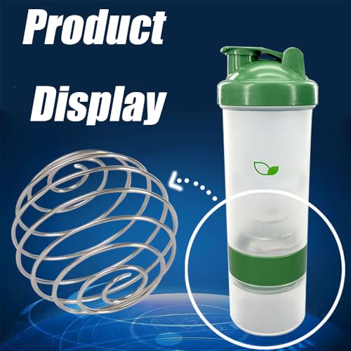 Quweiz 9 Pcs Shaker Balls for Protein Shakes, Salad Dressing and Drinking Bottle, 304 Stainless Steel Shaker Ball Mixer Ball Replacement (3Size - Thumbnail 4
