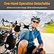 Rouclo Handyhalterung Fahrrad, Universal 360° drehbare, Handyhalter Motorrad Kompatibel mit iPhone 15/15plus/15pro/15pro max/14/13/12/11/XS, 4,5-7 Zoll Smartphones (Schwarz-4) 1