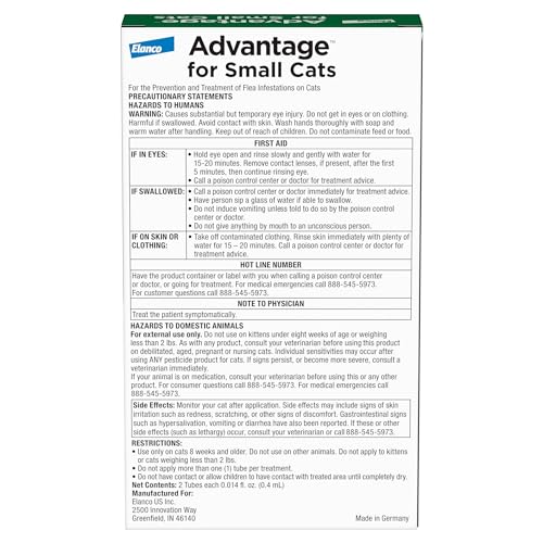 Advantage CA751224AAM Topical Cat Flea Treatment And Prevention thumb #1
