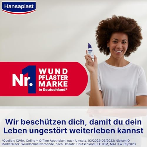 Hansaplast Wundspray (50 ml), zur antiseptischen Wundreinigung durch mechanische Spülung, Spray schützt vor Wundinfektionen, farblos und besonders hautfreundlich – Bild 7