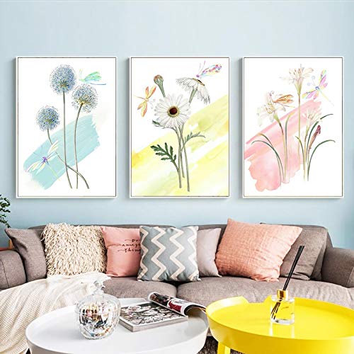 Affiche de fleurs à l'aquarelle pour transformer votre espace en un cocon poétique