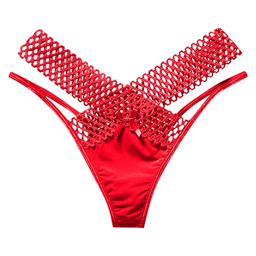 Genérico Tangas Mujer,Ropa Interior Mujer Tangas Encaje Bikini Bragas G String Tanga Stretch Ladie Breve Tanga