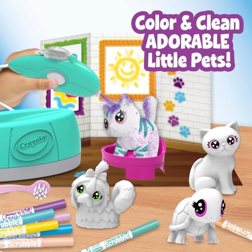 Crayola Scribble Scrubbie Pets Spray Boutique, Airbrush Art Set for Kids, DIY Crafts for Toddlers, Kids Toys, Gifts for Girls & Boys, Ages 3+ - image 6