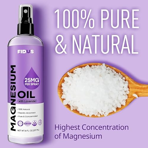 Fidus F100-LAVENDER-1 100% Pure Magnesium Oil Spray thumb #1