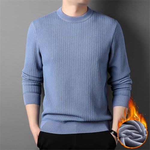 Fashion Men's Casual Sweater Slim Fit Basic Knitted Sweaters Round Collar Pullover Male Autumn Winter Tops4