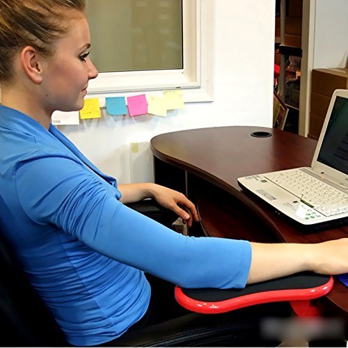 GBEX Rotating Computer Arm Rest Pad, Ergonomic Adjustable PC Wrist Rest