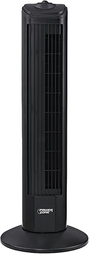 CASRTOL TF-28B 0.45 Amp 120 VCA 60 Hz Oscilante Ventilador Torre con 3 Velocidades