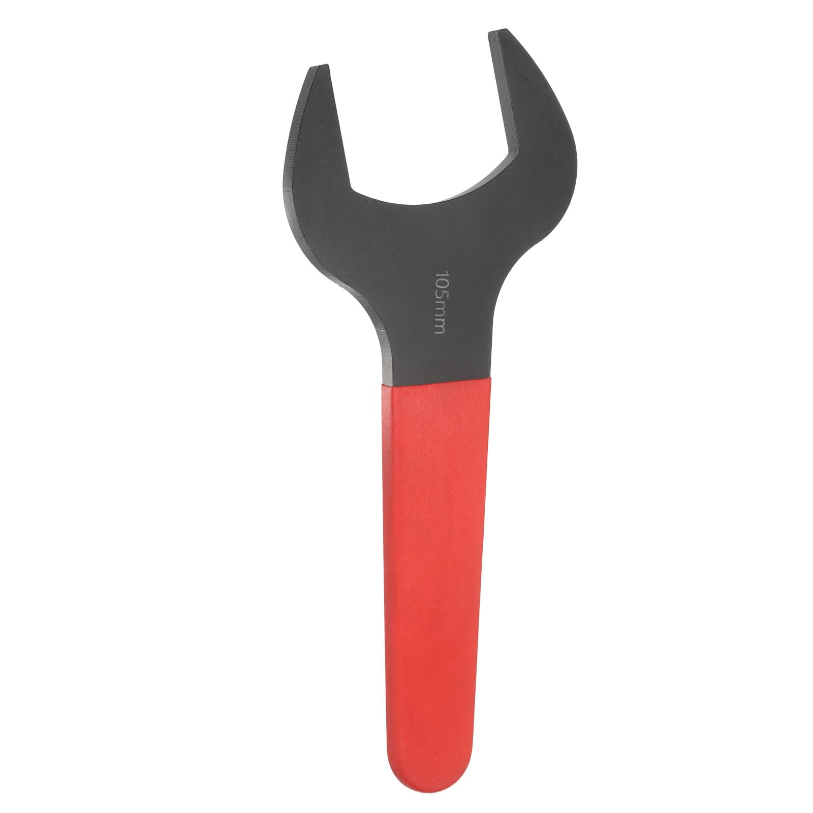 sourcing map Single Open End Wrench 105mm Metric 15 Degree Offset Angle U-Shaped Open Ended Spanner Small Flat Head Blackening Wrench with Red Shank for Automotive Repair Furniture Assembly โ image 1