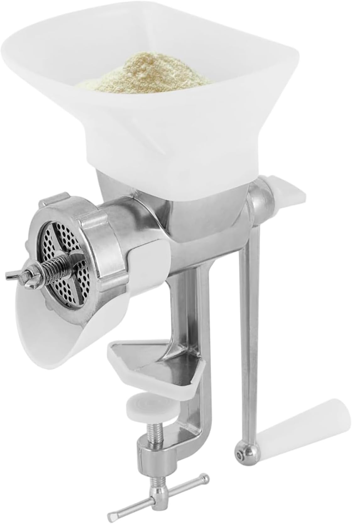 Feed Pellet Machine, Efficient 2.5mm Pellet Maker with Upgraded Dual Blades, Home Use Animal Feed Granulator for Birds, Rabbits, Cats & Dogs