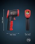 Wintact Infrared Temperature Thermometer Gun Digital Non-Contact Laser Temp Gun Measuring Surface & Ambient Temperature for Kitchen Cooking Food Pizza Oven Grill Meat Fridge Reptile -58℉ to 1112℉