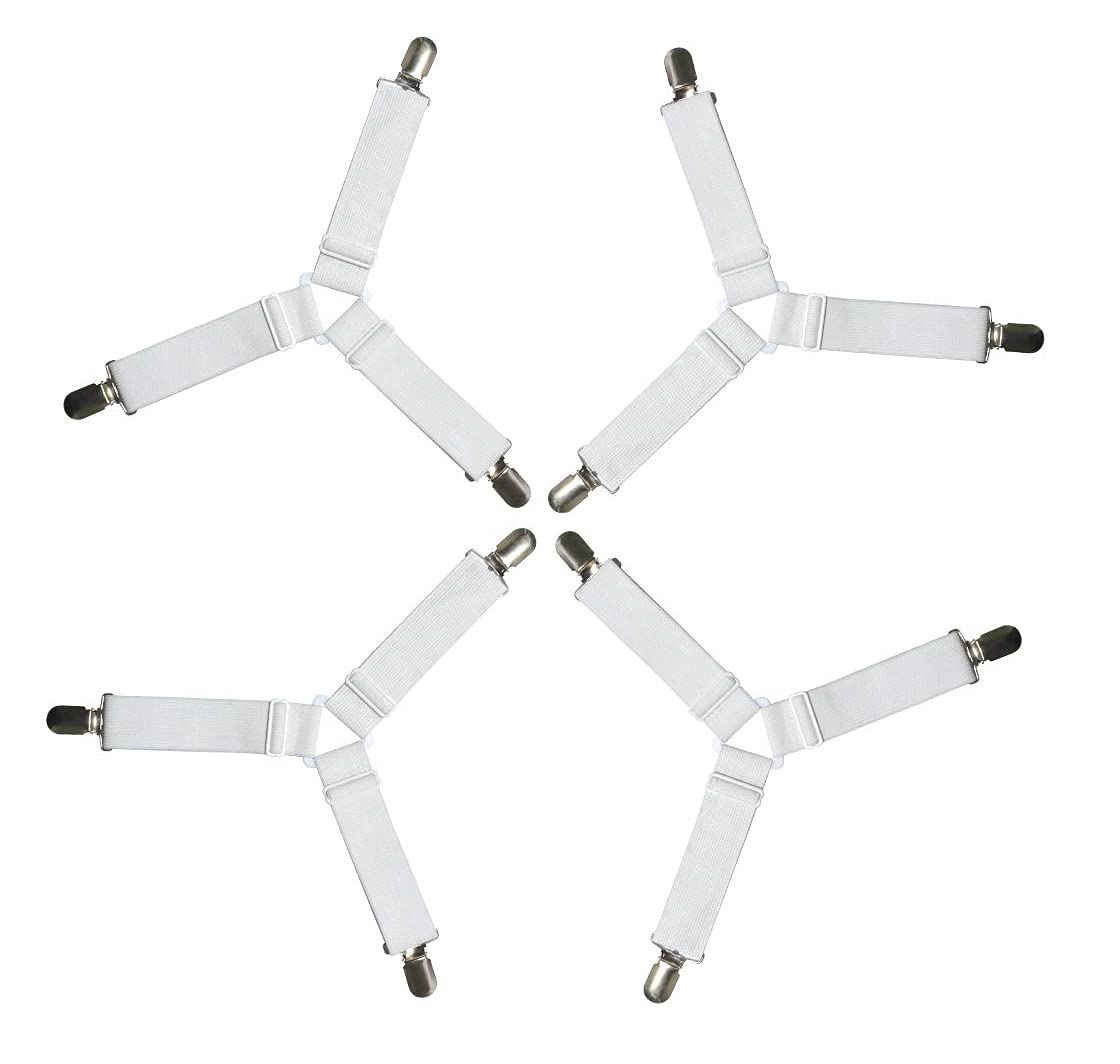 ZoomSky 8er Bettlakenspanner - Verstellbare Halter Für Bettlaken Und Decken