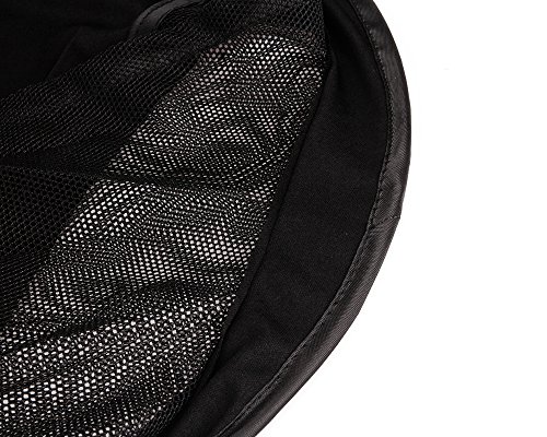 Universal Baby Stroller Sun Shade Cover Pushchair Stroller Prams Buggies Wide Sunblock Sun Shade Canopy UV Protection Sunshade Curtain Mosquito Net Black - Image 4