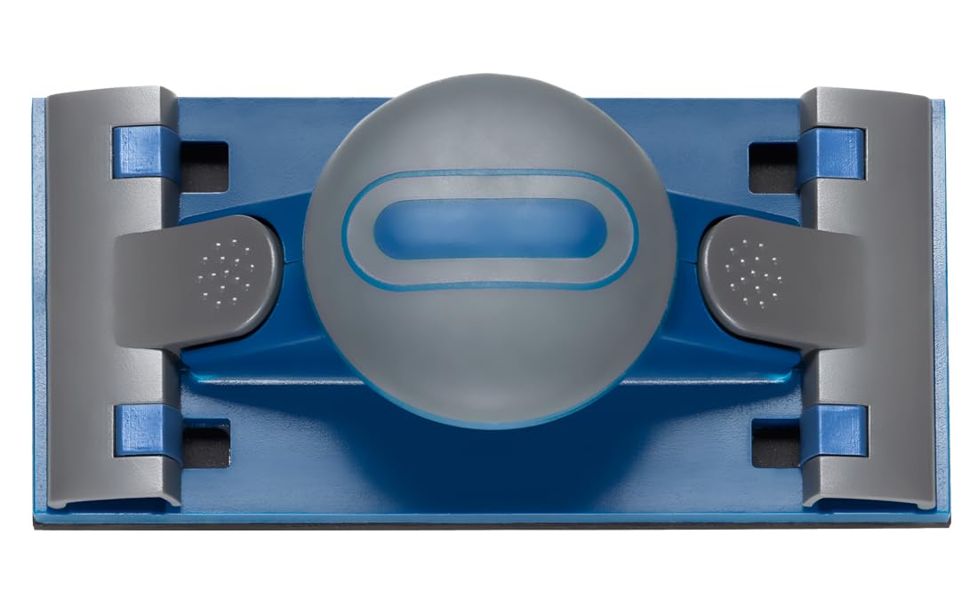 Colorus Handschleifer | Handschleifer 212 x 105 mm mit 2K Comfort Griff und Kunststoff Klemmleiste