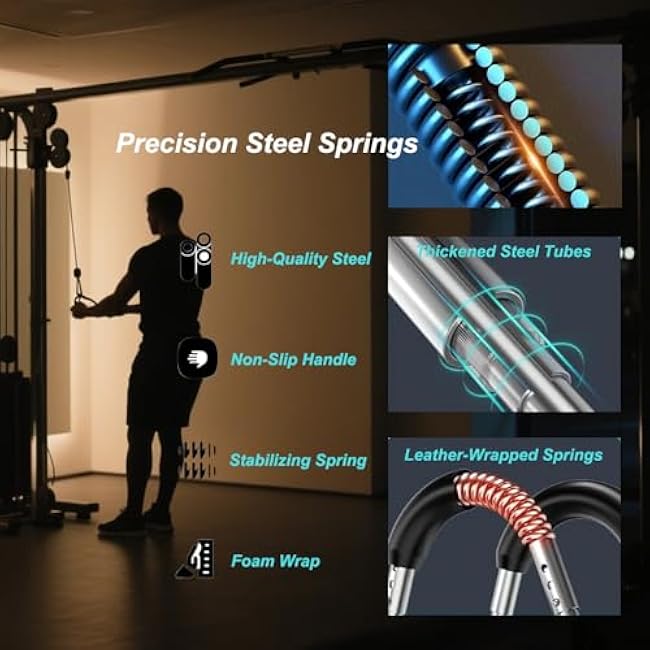 Twister Arm Trainer,Adjustable 6 Resistance Levels (45-130 lbs) Chest , Portable Chest & Arm Workout Equipment with High-Tensile Steel Spring for Forearm, Triceps, Power Twist Training