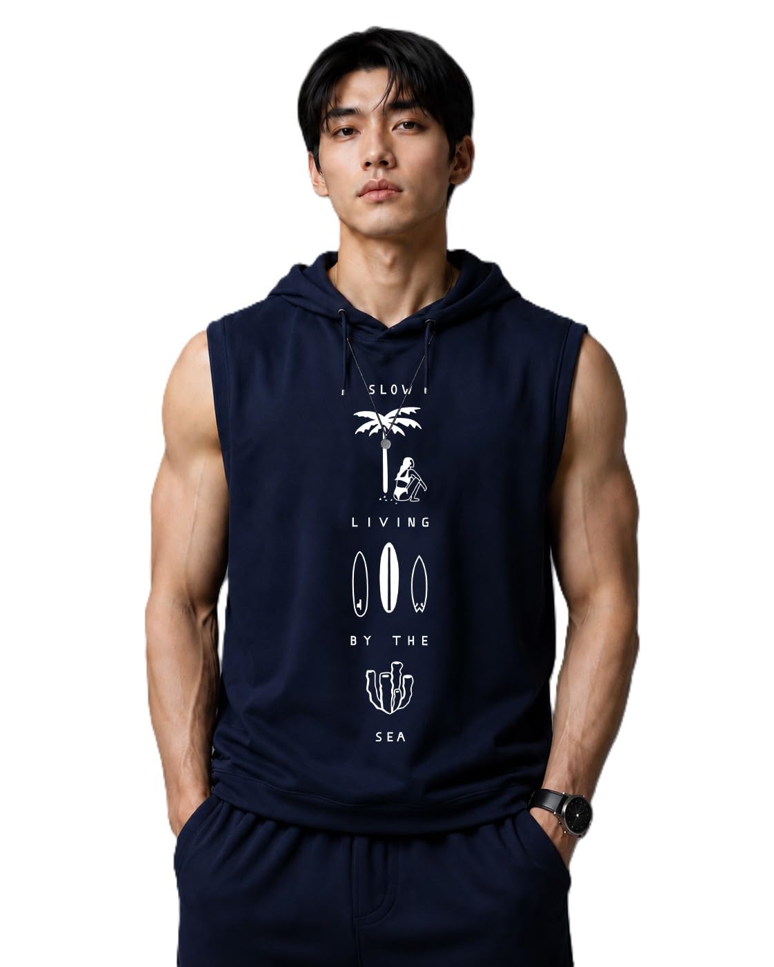 JUGULAR Tank Tops Sleeveless T-Shirt for Men Gym Wear Vest Solid Stylish Round Neck Running for Sports Workout Fitness & Casual or Beach Wear-picture-11