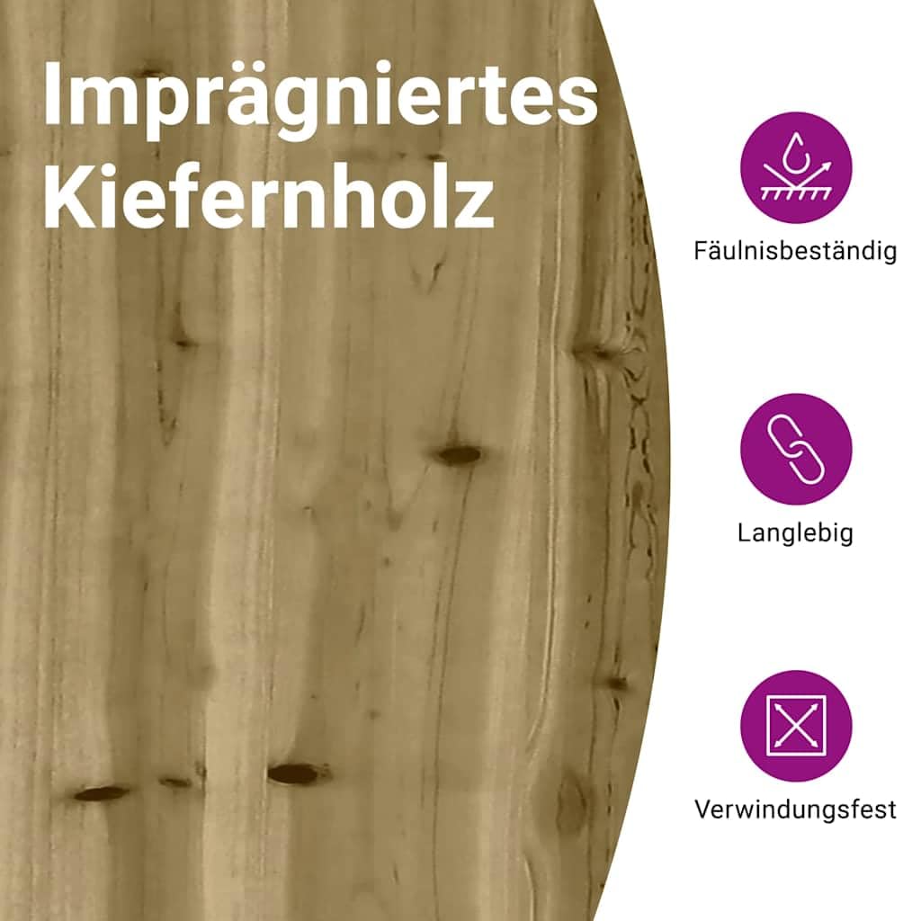 vidaXL Spielturm Imprägniertes Kiefernholz